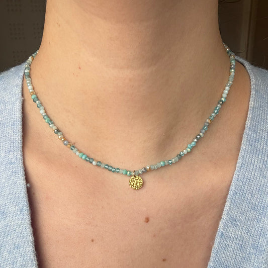 COLLIER - AGLAÉ BLEU