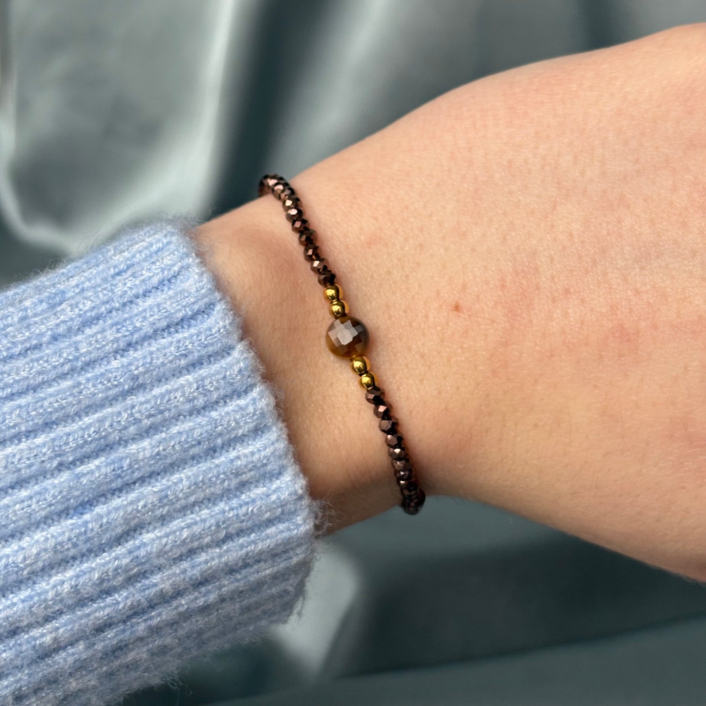 BRACELET PERLE - TIGRE