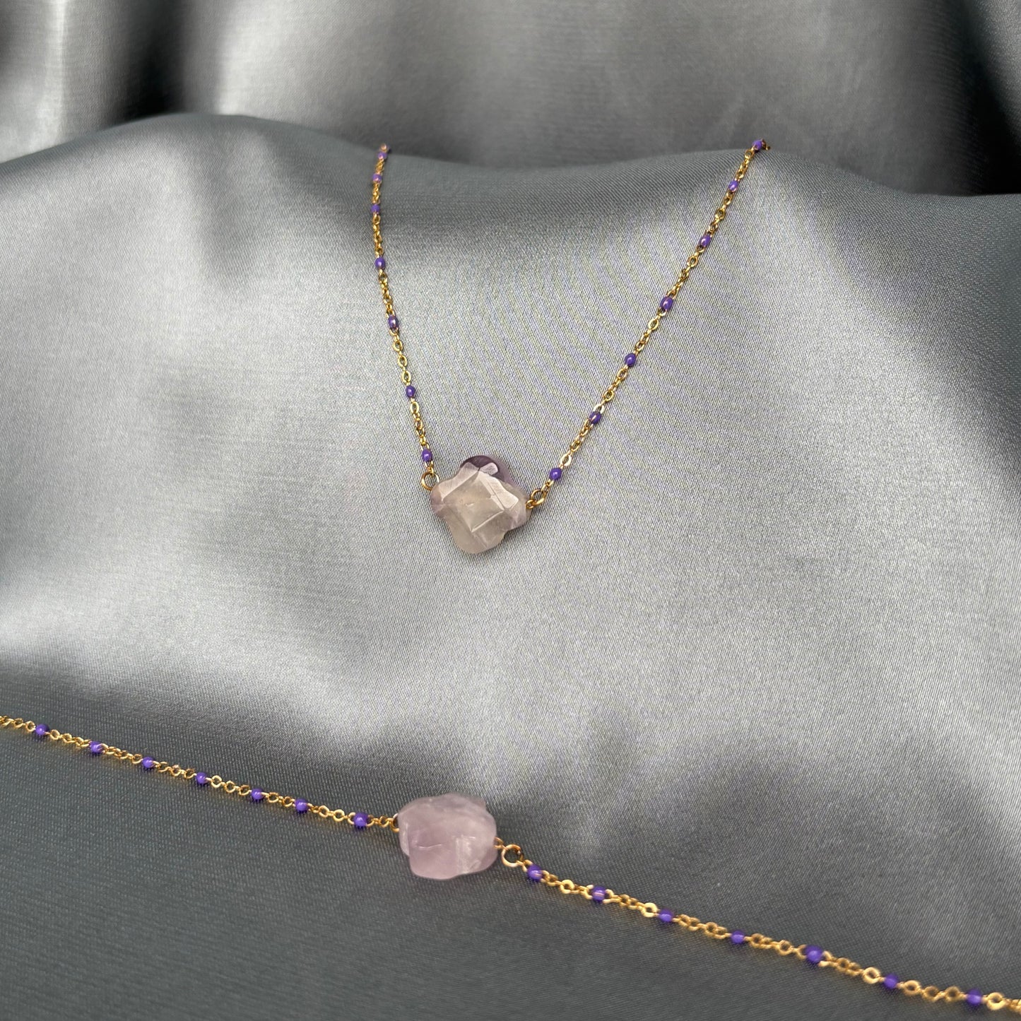 PARURE - TRÈFLE VIOLET