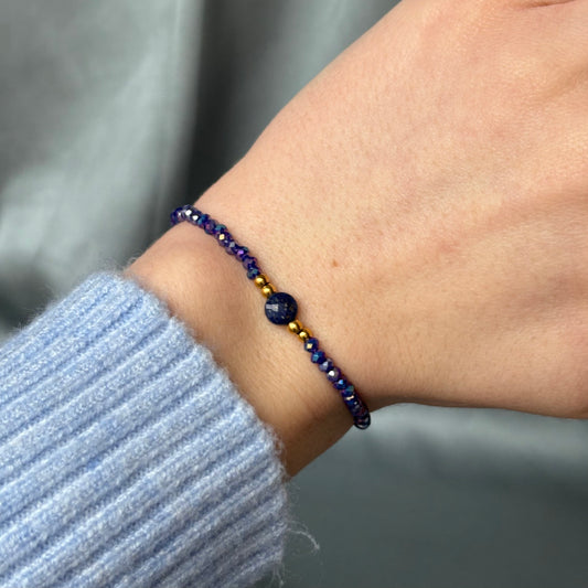 BRACELET PERLE - VIOLET