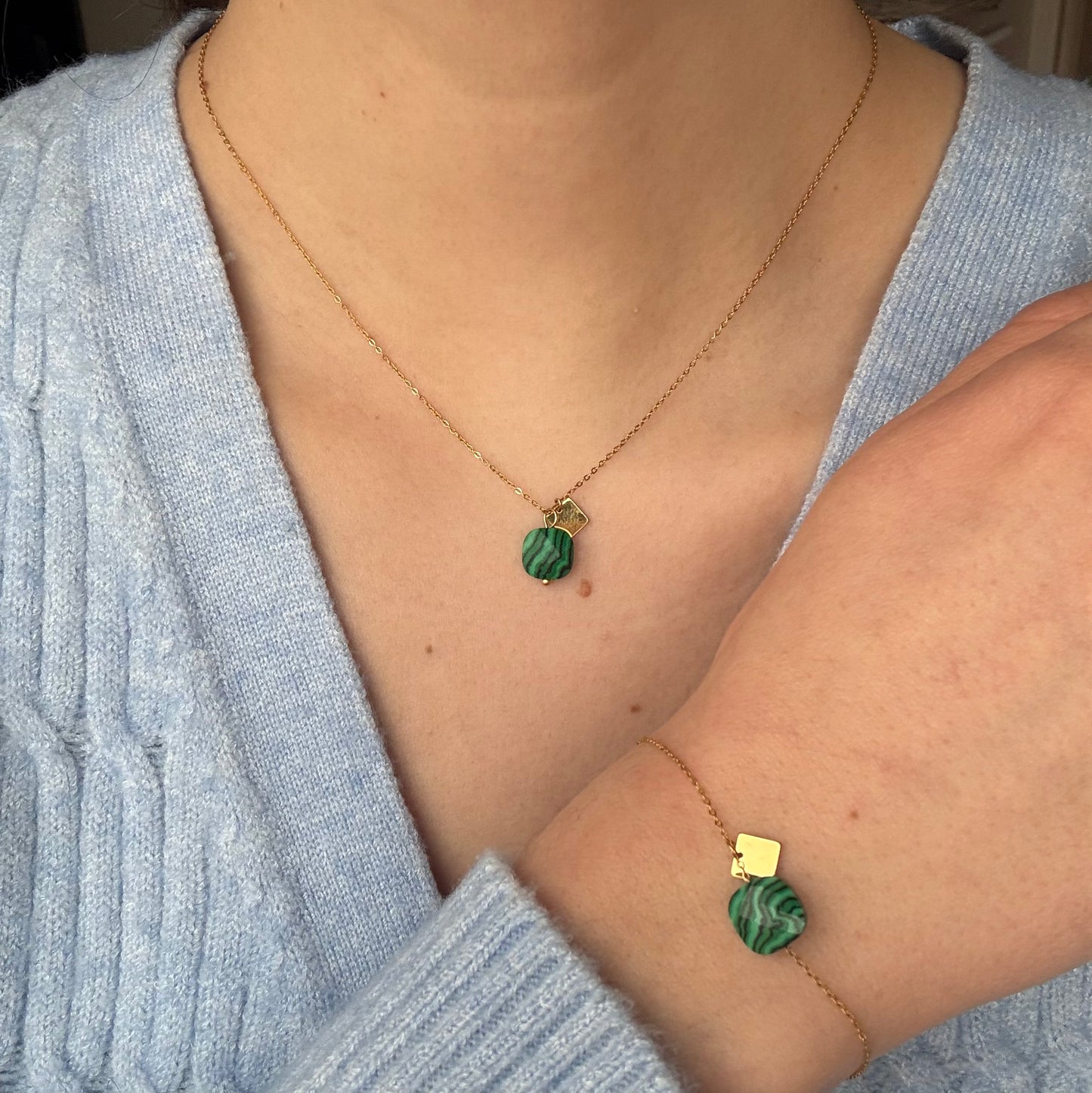 PARURE - MALACHITE