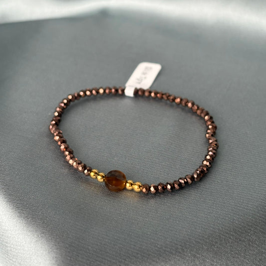 BRACELET PERLE - TIGRE
