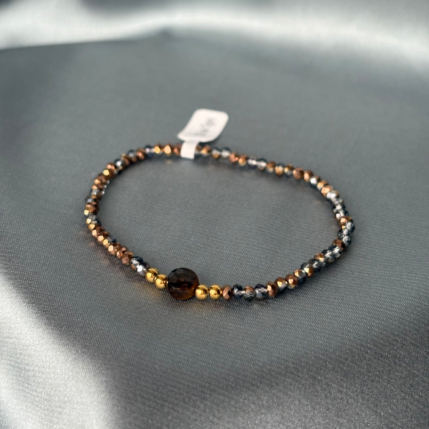 BRACELET PERLE - OEIL DE TIGRE