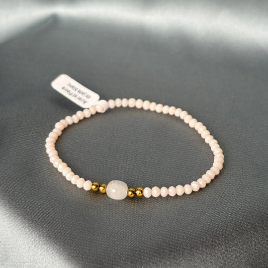BRACELET PERLE - PIERRE DE JADE