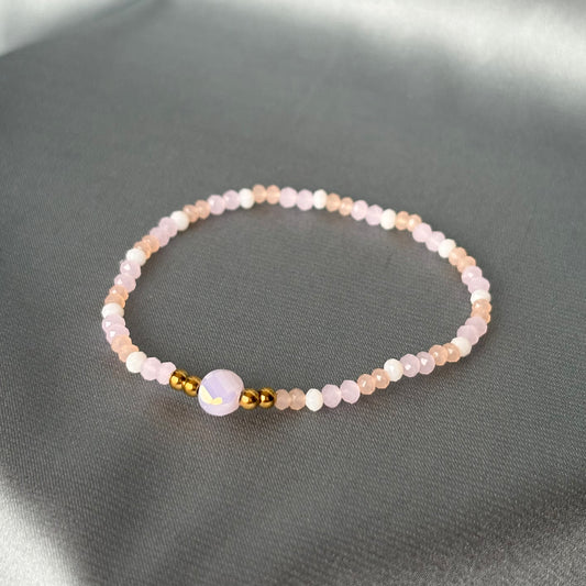 BRACELET PERLE - BARBE À PAPA